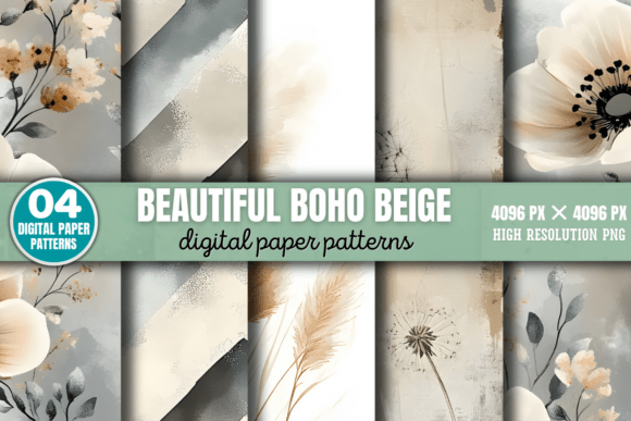 Beautiful Boho Beige Backgrounds 1