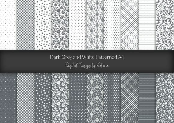 Dark Grey and White Patterned Paper: A Strategic Tool for Creative and Professional Projects