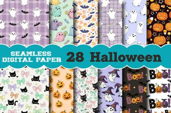 Halloween Seamless Pattern Bundle: A Creative Powerhouse for Modern Designers