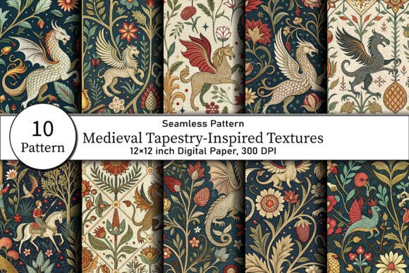 Medieval Tapestry-Inspired Textures