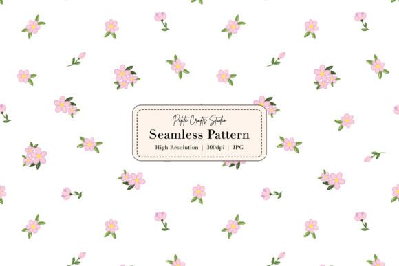 Mini Pink Floral Seamless Pattern