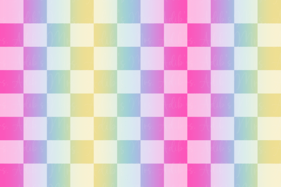 Pastel Ombré Checker Seamless: A Versatile Design for Every Creative Vision